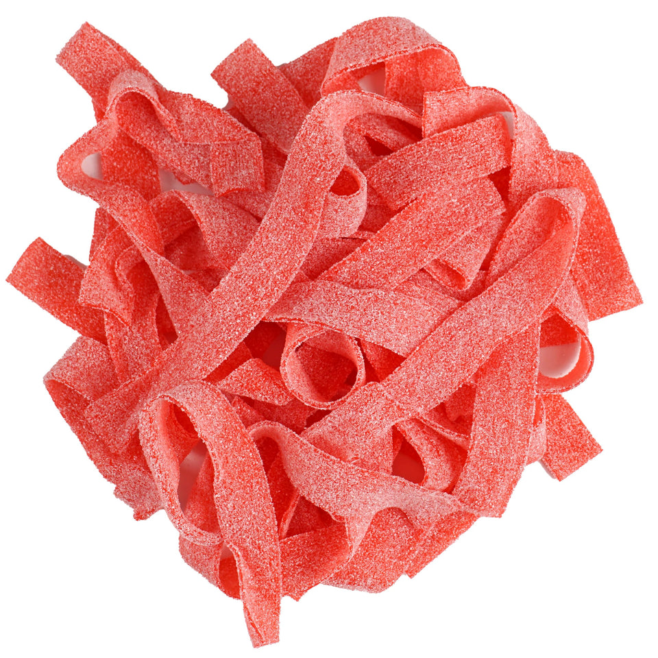 The Hampton Strawberry Sour Belts bulk package ready for sharing at gatherings.
