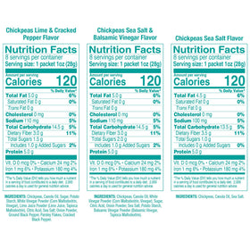 The Happy Snack Company Crunchy Chickpeas Classics Sea Salt Balsamic Pack: versatile snack for lunchboxes.