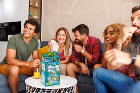 The Happy Snack Company Crunchy Chickpeas – gluten-free, dairy-free, nut-free vegan option.