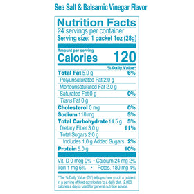 The Happy Snack Company sea salt balsamic seasoning dust adds flavor depth