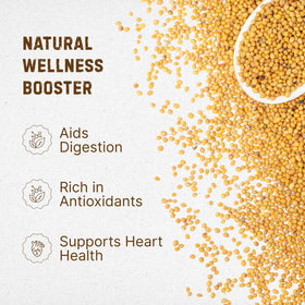 The Holly Tree Dry Mustard Powder marinade shot emphasizes tangy, punchy flavor.