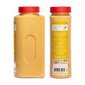 The Holly Tree Yellow Mustard Powder package displays clean, organic ingredients.