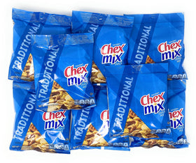 The Holy South Chex Mix Traditional bag front view for on-the-go snacking.