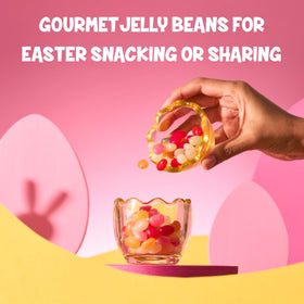 The Jelly Bean Planet 36 natural flavors offer fruity variety for playful Easter tastings.