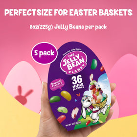 The Jelly Bean Planet 8 oz egg box, perfect for sharing.
