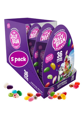 The Jelly Bean Planet Easter egg box packaging for gifting and baskets.