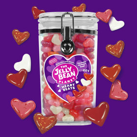 Five fruity flavors featured in every heart-beats assortment for flavor variety.