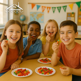 The LakeHouse fruity sour gummy candies selection brightens any party spread.