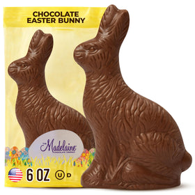 THE MADELAINE CHOCOLATE COMPANY Madelaine milk chocolate Easter Bunny in cellophane bag, ideal Easter gift