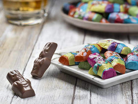Madelaine Easter Chocolate Bunny—individually wrapped for fresh, mess-free gifting.