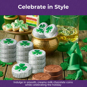 The Madelaine Chocolate Company St. Patrick's Day candy-dish presentation.