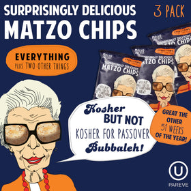 The Matzo Project 6oz snack pack on the go, perfect for school lunches.