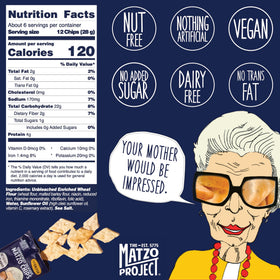 The Matzo Project Back-to-School Snack Pack 6oz, convenient for lunches.