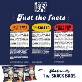 The Matzo Project Brooklyn-made small-batch matzo crackers packaged for sharing.