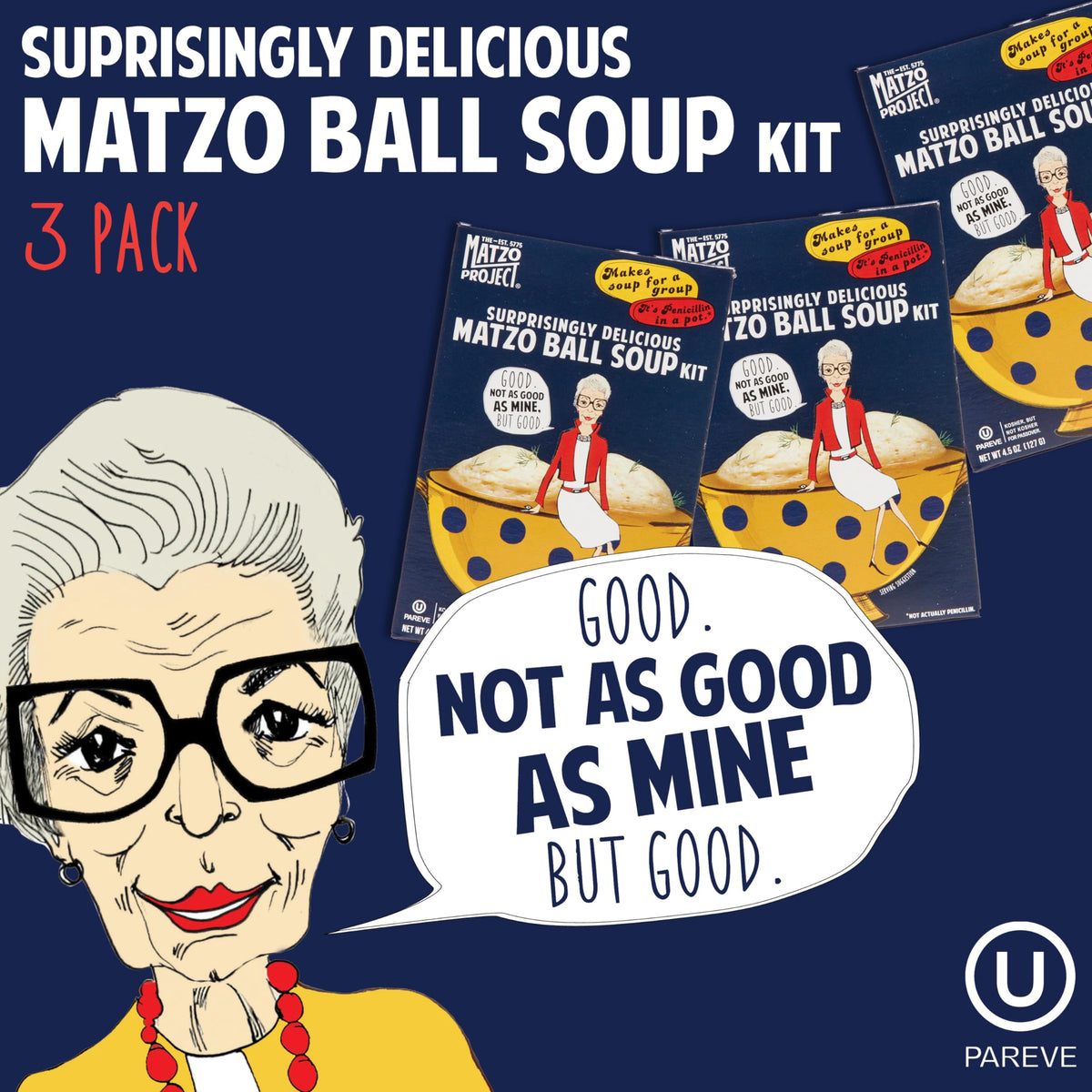 Mixing steps with eggs and oil for fluffy matzo balls in The Matzo Project kit