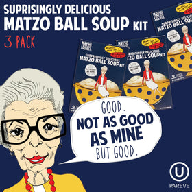 Mixing steps with eggs and oil for fluffy matzo balls in The Matzo Project kit