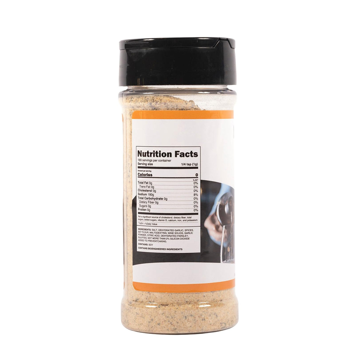 The Melting Pot garlic and wine seasoning on meat for savory bites.