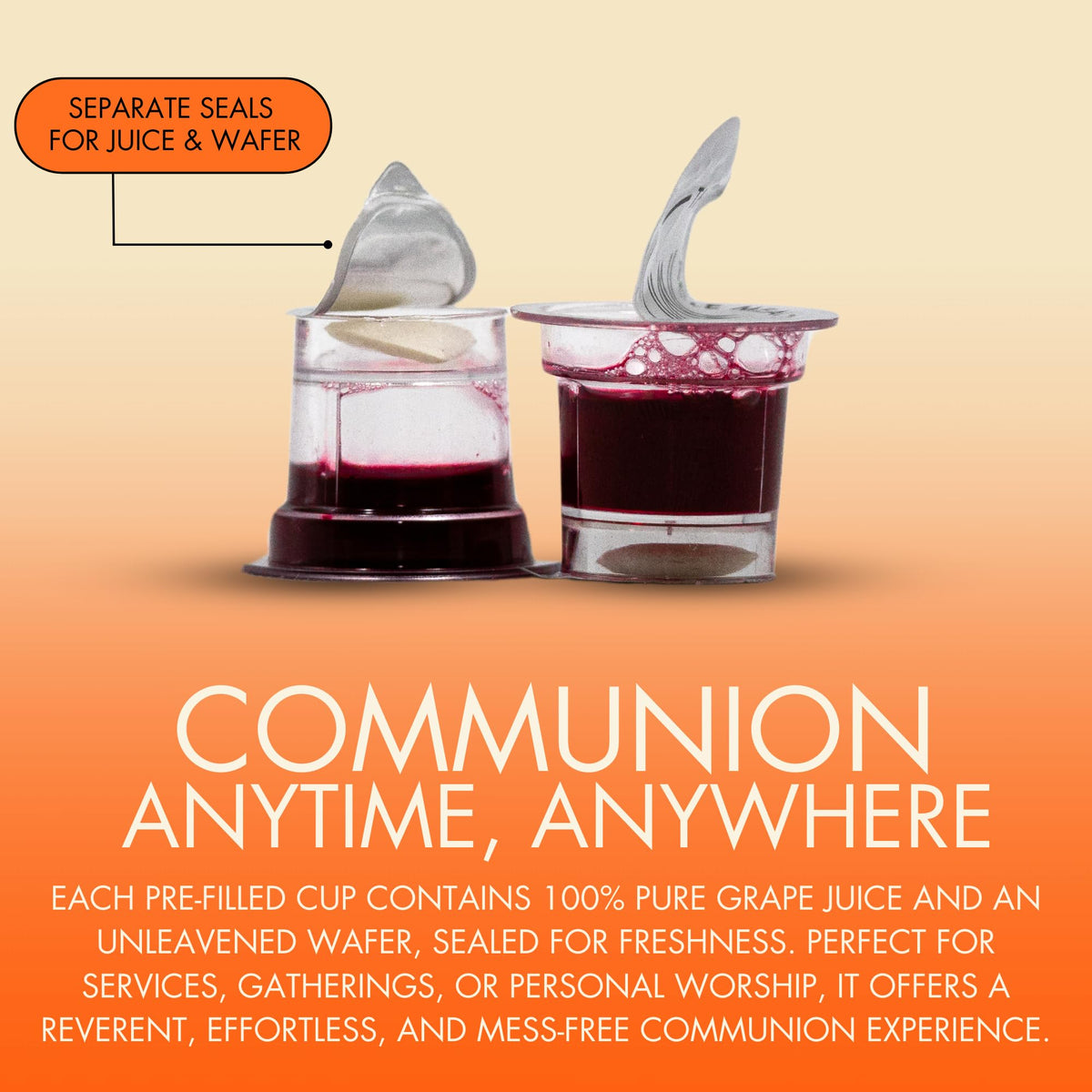 The Miracle Meal grape juice option ensures consistent, convenient serving.