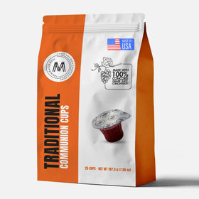 The Miracle Meal Travel Pack cups show convenient on-the-go communion for small gatherings.