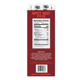 The New Primal beef sticks on kitchen counter showcase convenient protein.