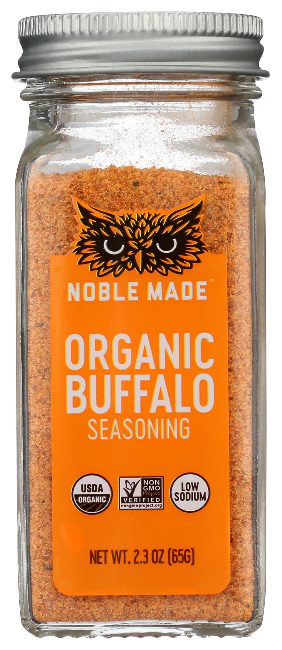 The New Primal Noble Buffalo Seasoning bottle for grilling and flavor enhancement.