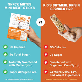 Nut-free, paleo-certified badge signals allergen-friendly, hormone-free guidelines.