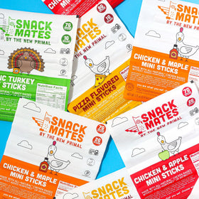 The New Primal Snack Mates lunchbox-ready, mess-free wrapper