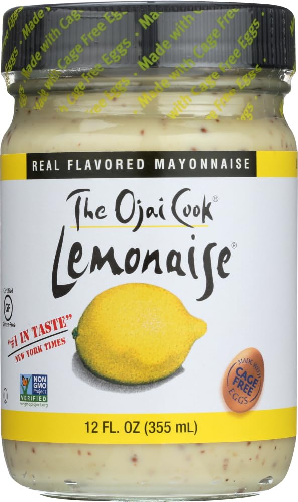 The OJAI COOK Lemonaise jar ready for zesty sandwich spreads.