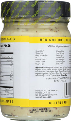 The OJAI COOK Lemonaise on a sandwich for bright citrus mayo.