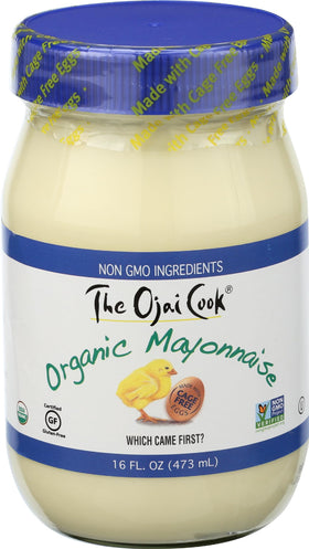The Ojai Cook Regular Mayonnaise bottle front ideal for everyday sandwiches