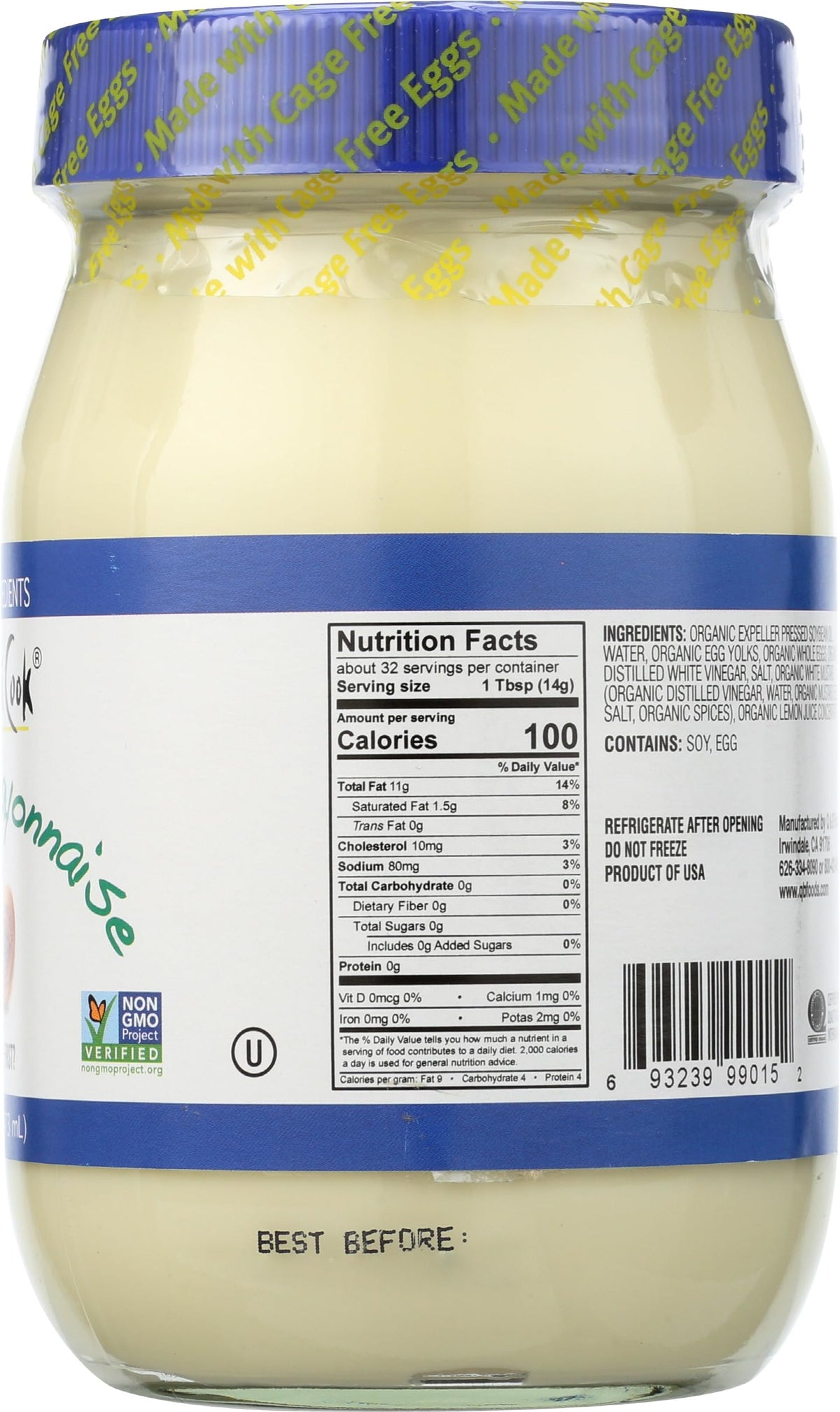 The Ojai Cook Regular Mayonnaise on a salad dressing setup for flavor upgrades