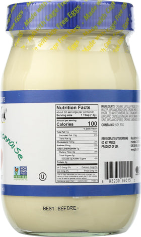 The Ojai Cook Regular Mayonnaise on a salad dressing setup for flavor upgrades