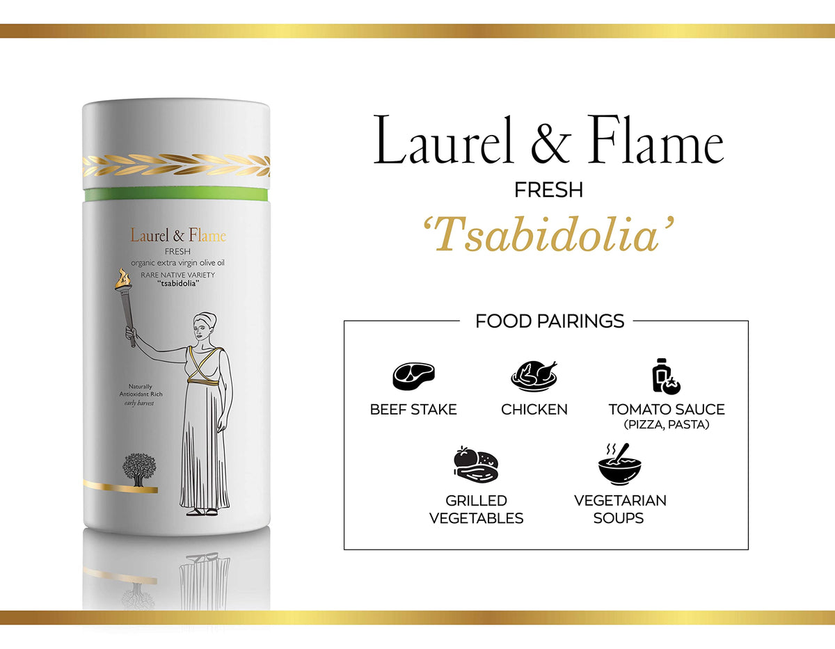 Laurel & Flame Fresh dining setup suggests dressing and dipping versatility