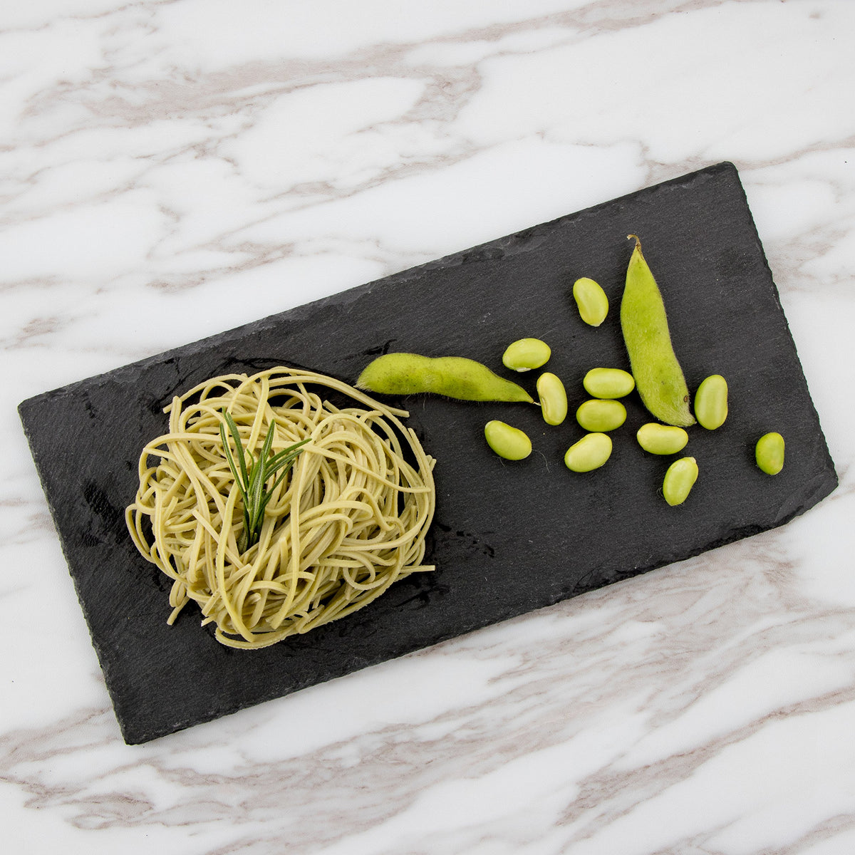 The Only Bean Edamame Pasta six-pack box ready for bulk purchases.