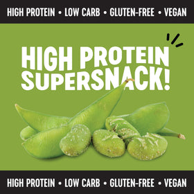 The Only Bean edamame snack on the go, ideal for lunch or travel.