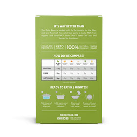 The Only Bean high protein pasta pack of two on the counter, great for meal prep