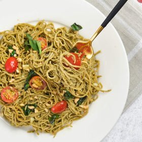The Only Bean low carb keto friendly pasta bowl ready to serve