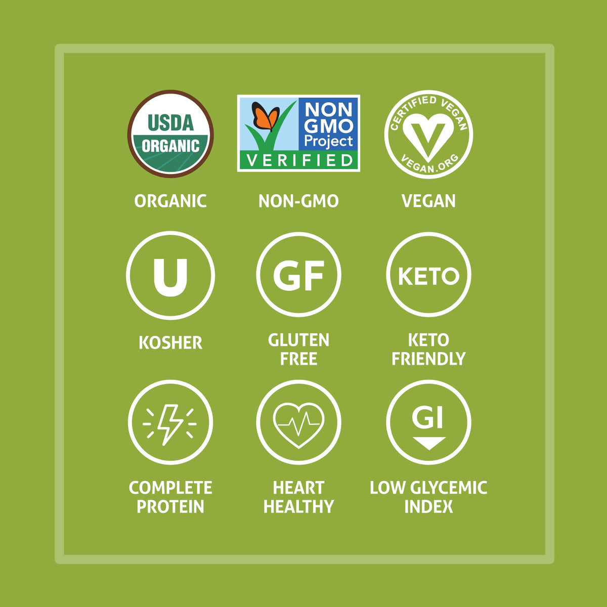 The Only Bean USDA Organic label on pasta packaging for trusted quality