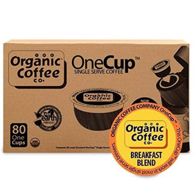 The Organic Coffee Co. USDA Organic beans emphasize sustainable sourcing and flavor.