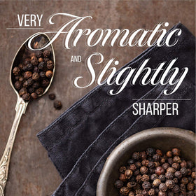 THE ORGANIC PANTRY Steam-sterilized black peppercorns delivering clean flavor.