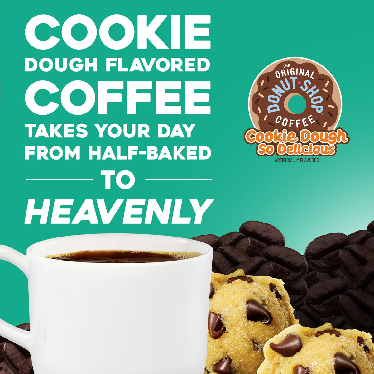 The Original Donut Shop 100% Arabica beans for smooth flavor.