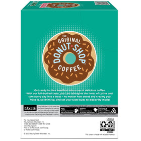 Box-and-cups display from The Original Donut Shop for easy selection.