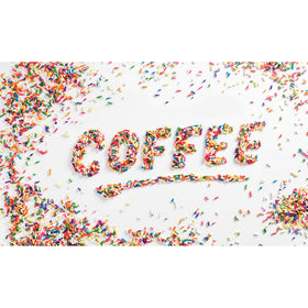 The Original Donut Shop Caramel Latte recycling tip on pod sleeve.