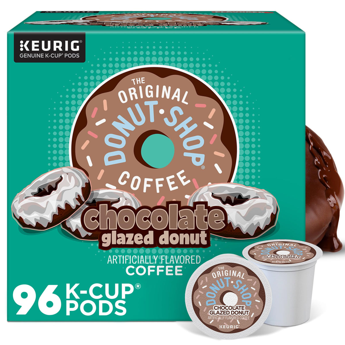The Original Donut Shop chocolate donut K-Cup pod for a flavor-packed morning routine.