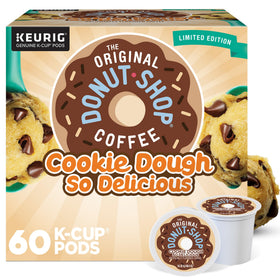 The Original Donut Shop Cookie Dough So Delicious pod front view showing branding and flavor cues