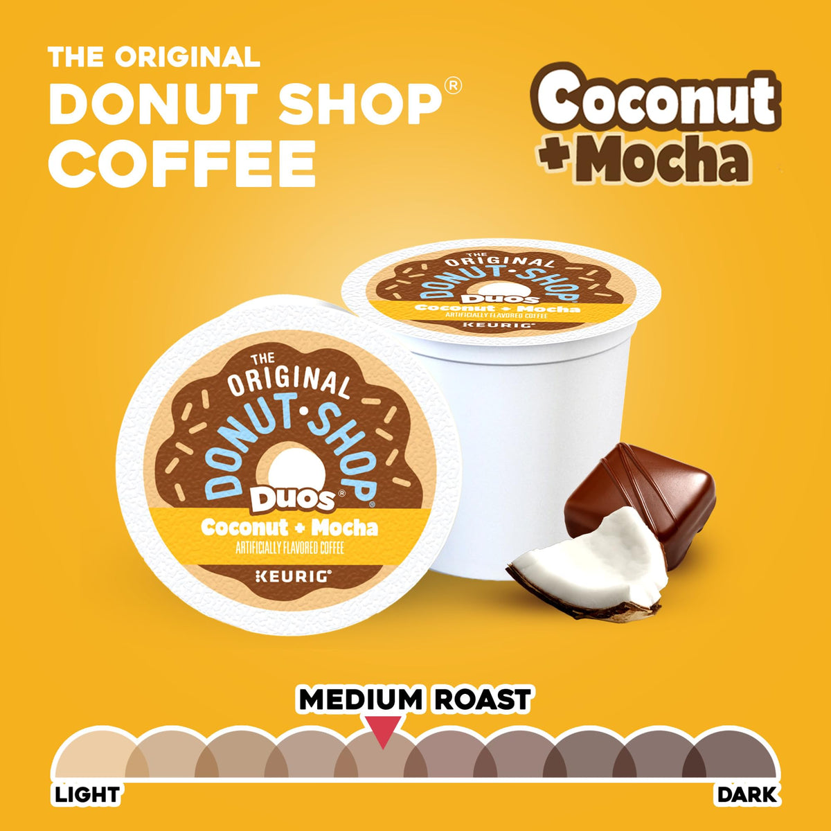 The Original Donut Shop Duos are compatible with all Keurig machines