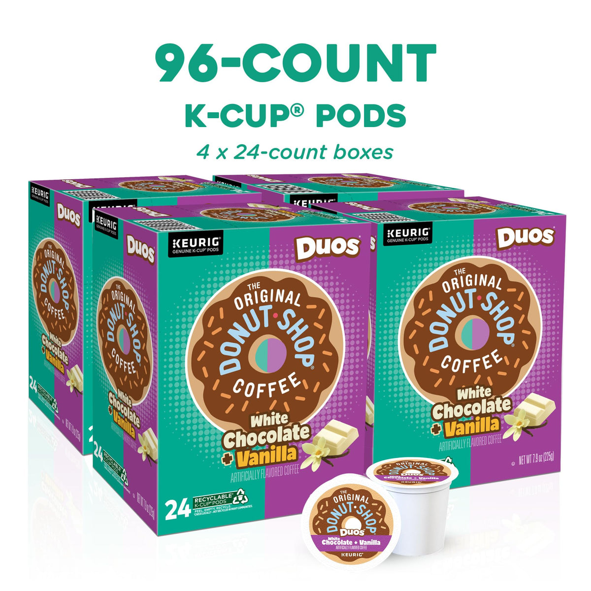 The Original Donut Shop Duos cup pour, showcasing creamy notes for a pleasant morning.