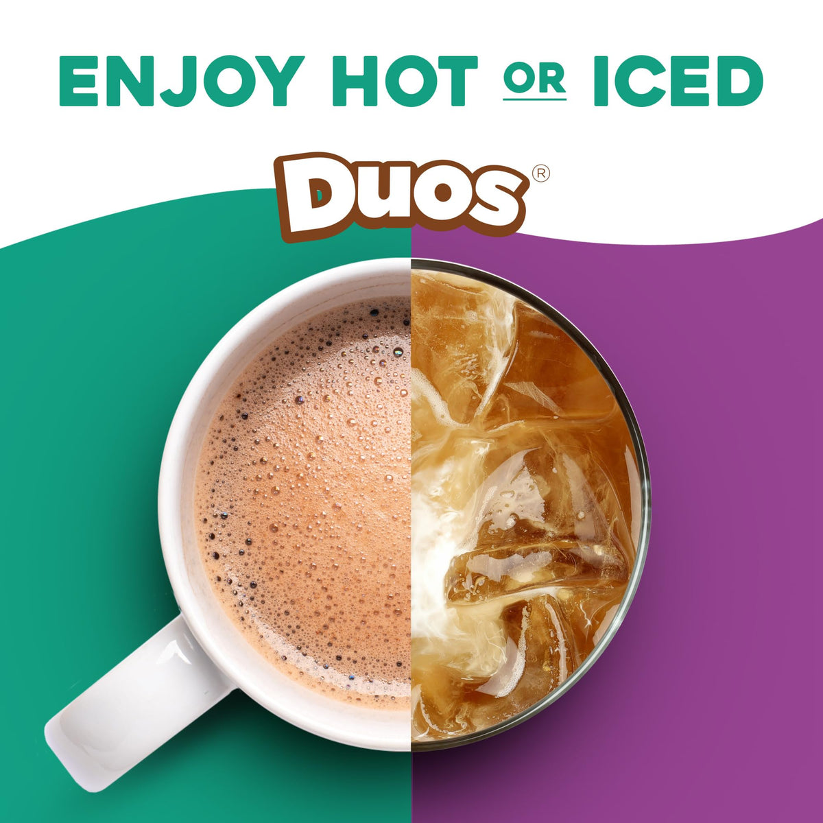 Recyclable K-Cup packaging claim on The Original Donut Shop Duos packaging