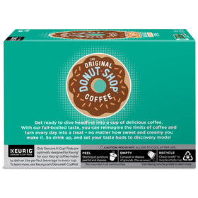 The Original Donut Shop extra bold pods for a richer morning cup.