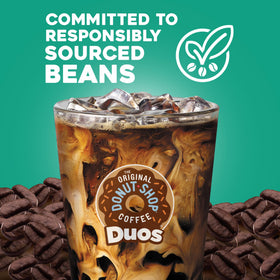 The Original Donut Shop ICED Duos Cookies Caramel pods suited for office or home use.